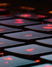 red light keyboard